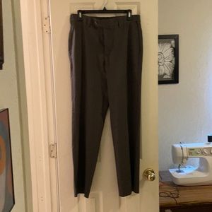 Men's Savane Crosshatch Pleated Dress Pants